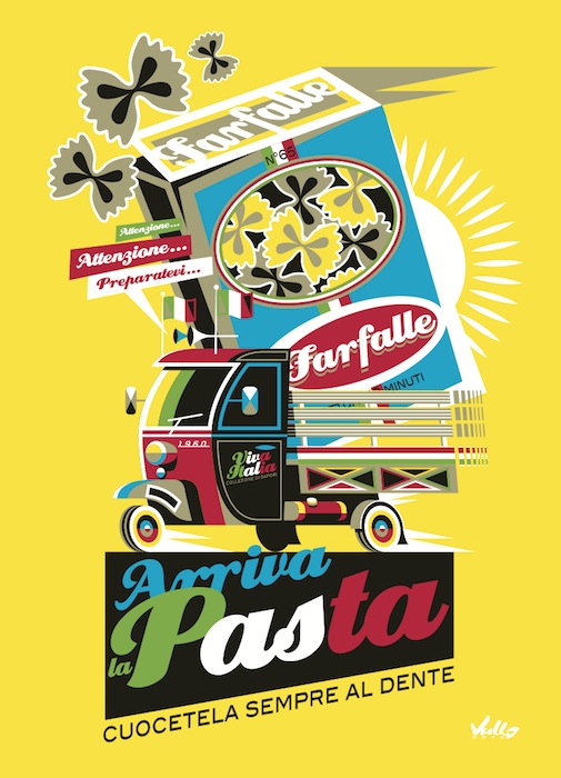 Arriva La Pasta postcard