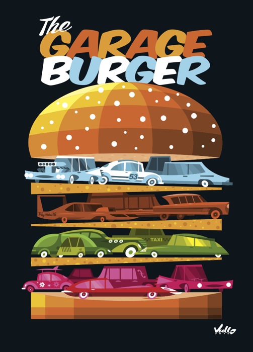 Carte postale The Garage Burger