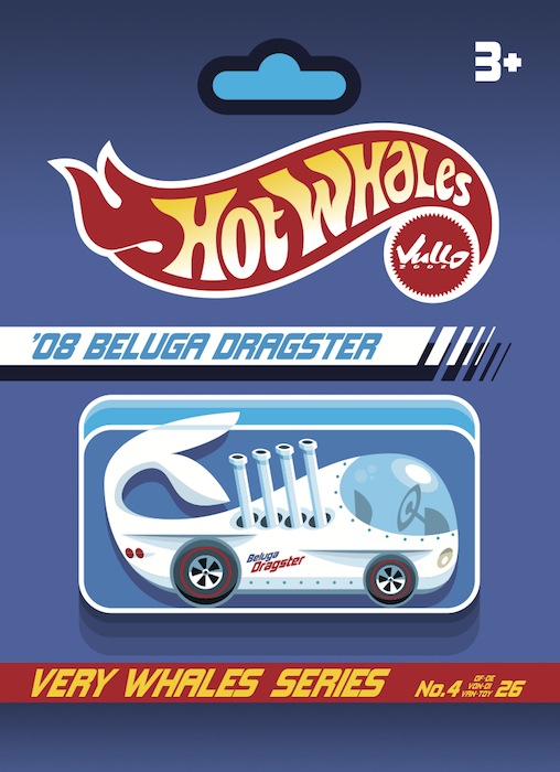 Carte postale Beluga Dragster