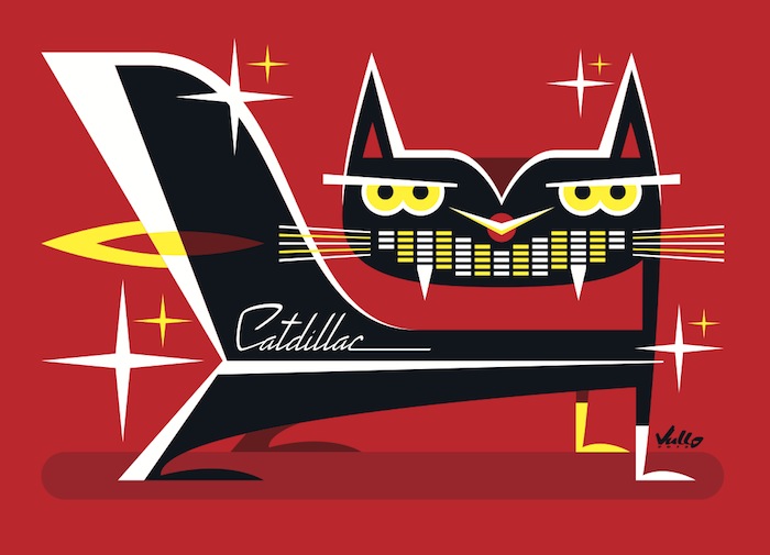 Carte postale Cat Dillac