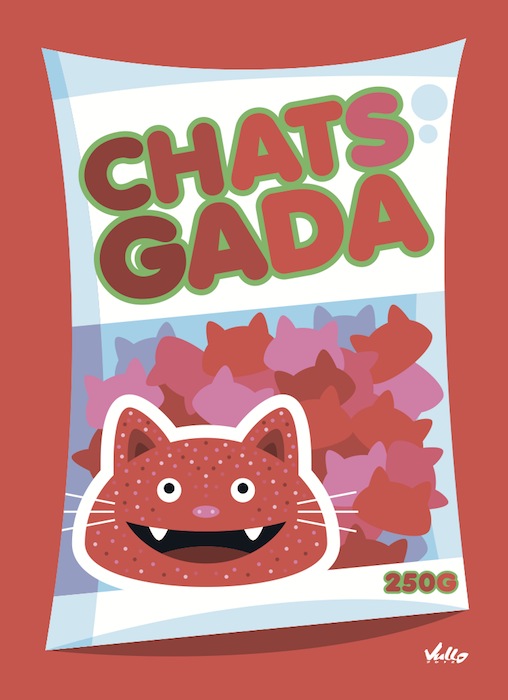 Carte postale Chats...Gada