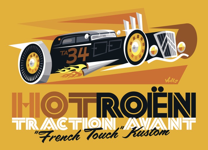 Hotroën postcard