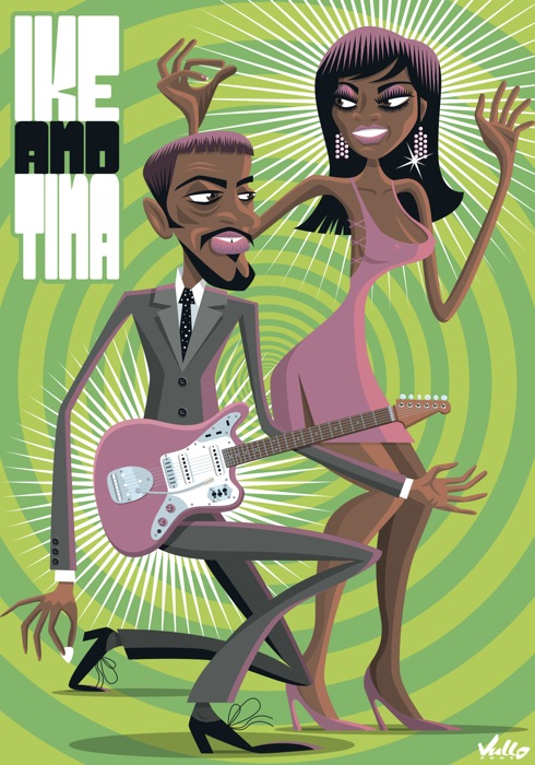 Ike And Tina postcard