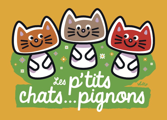 Carte postale Les P'tits Chats...Pignons