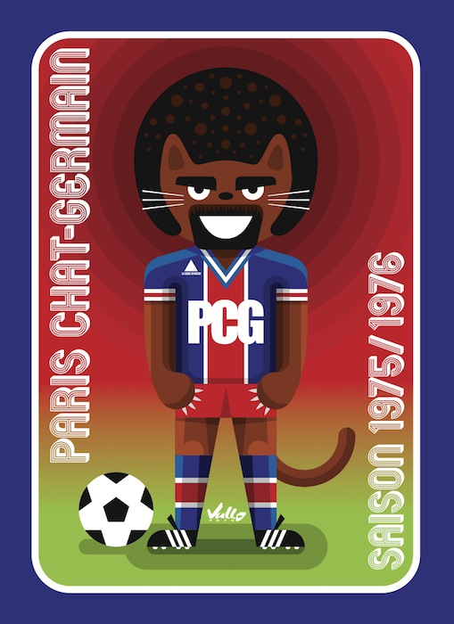 Carte postale Paris Chat Germain