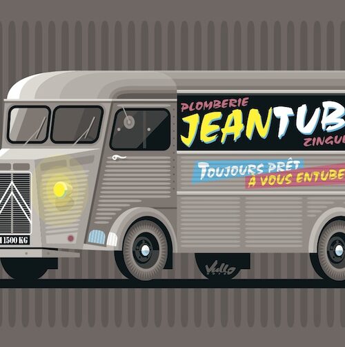 Carte postale Plomberie Jean Tube