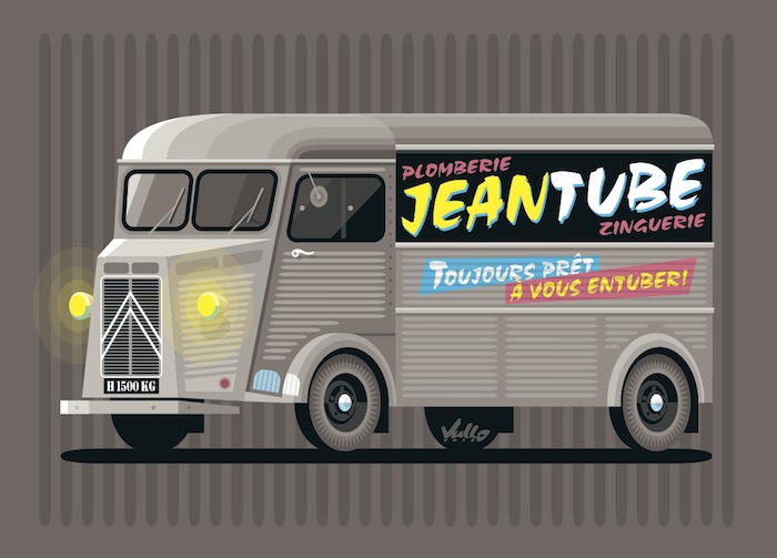 Carte postale Plomberie Jean Tube