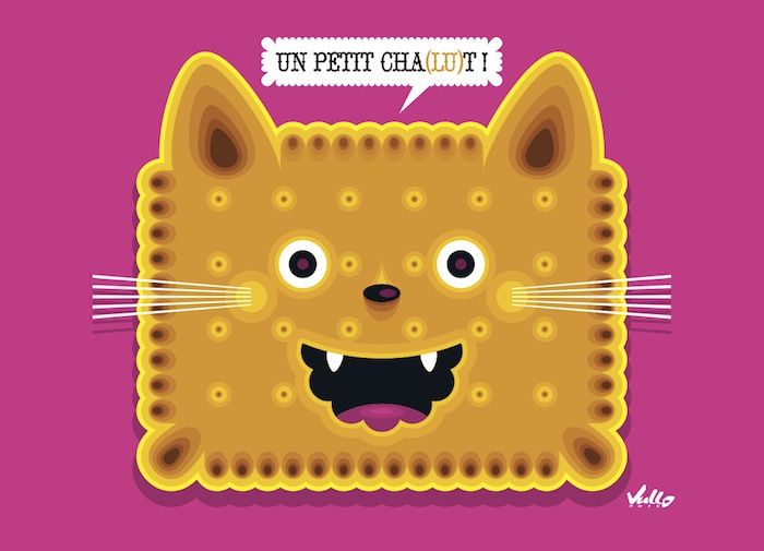 Carte postale Un Petit Chat Lu