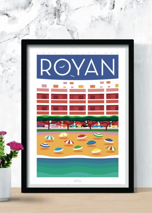 Royan poster with frame