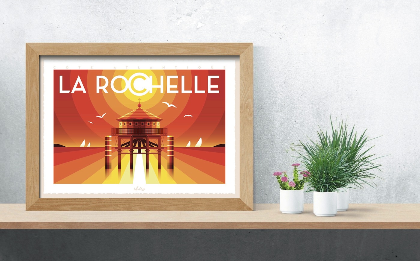 LA ROCHELLE 4 POSTER WITH FRAME